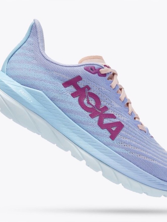 Hoka Shoes - Hoka Mach 5 running shoes Baby Lavender Summer Womens PROFLY+ midsole Sz 10